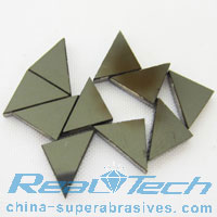 Triangle welding CVD diamond