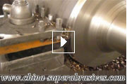 CBN inserts steel roller turning