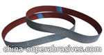 Electroplated diamond and CBN sandpaper belt